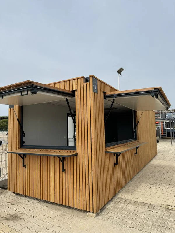 40-Fuß Ladencontainer – Imbissstand / Büro / Kiosk