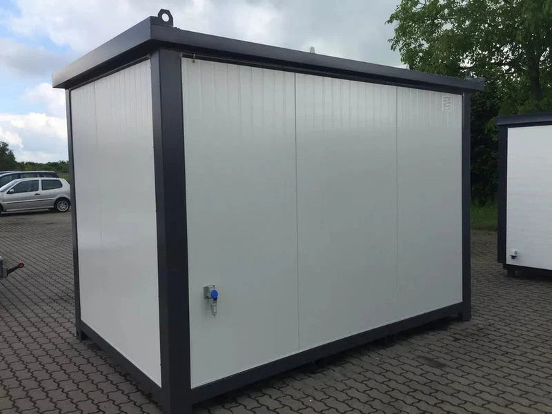 Bürocontainer. 3,50 × 2,20m